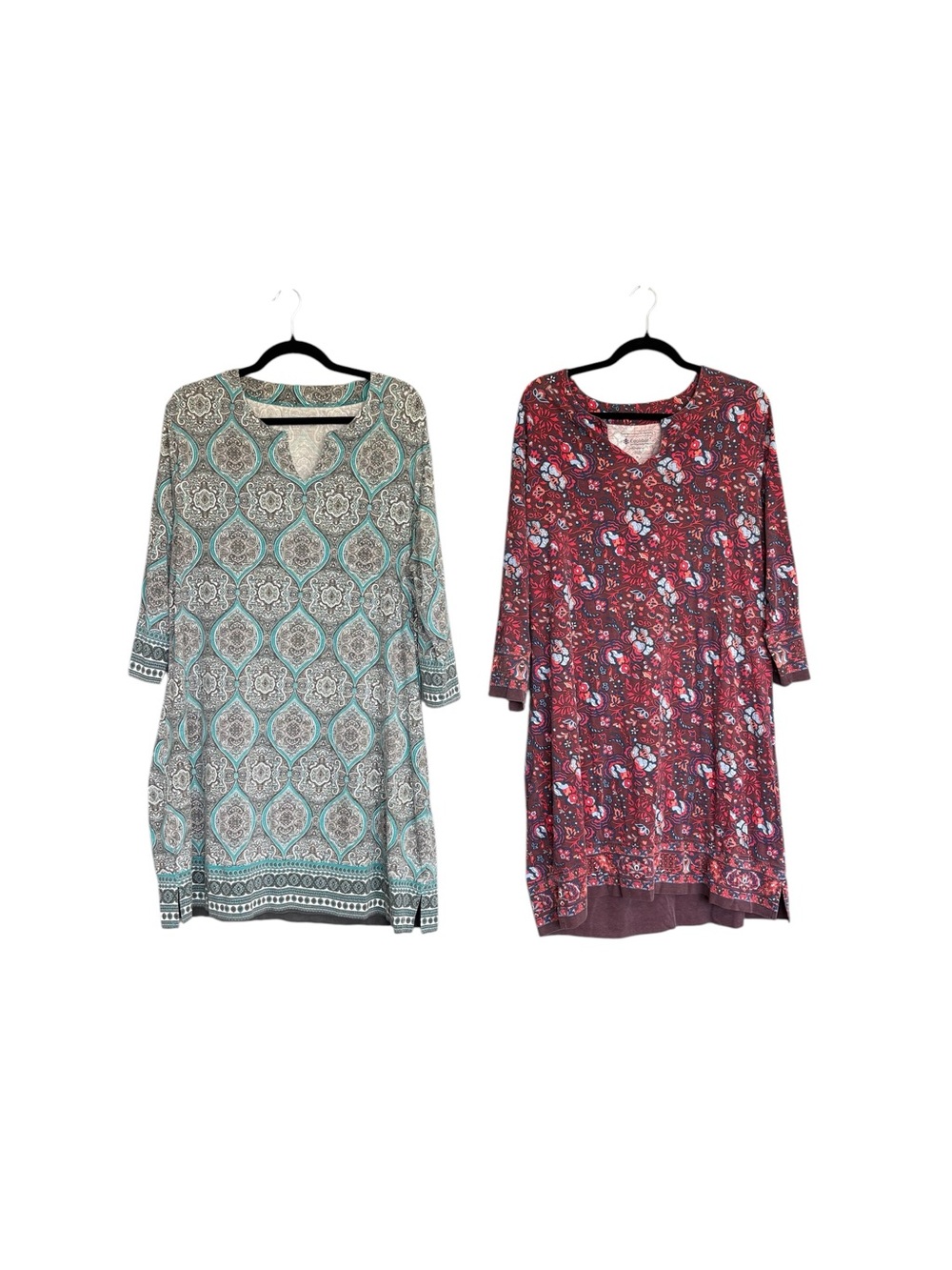Coolibar UPF 50+ Printed Tunic Dress Bundle Size XL - Picture 2 of 9